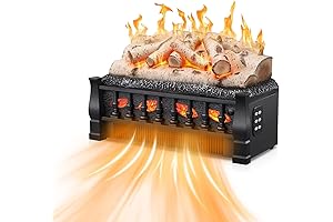 Enthralling 20" Electric Fireplace Logs Heater: Warmth and Ambiance with xbeauty