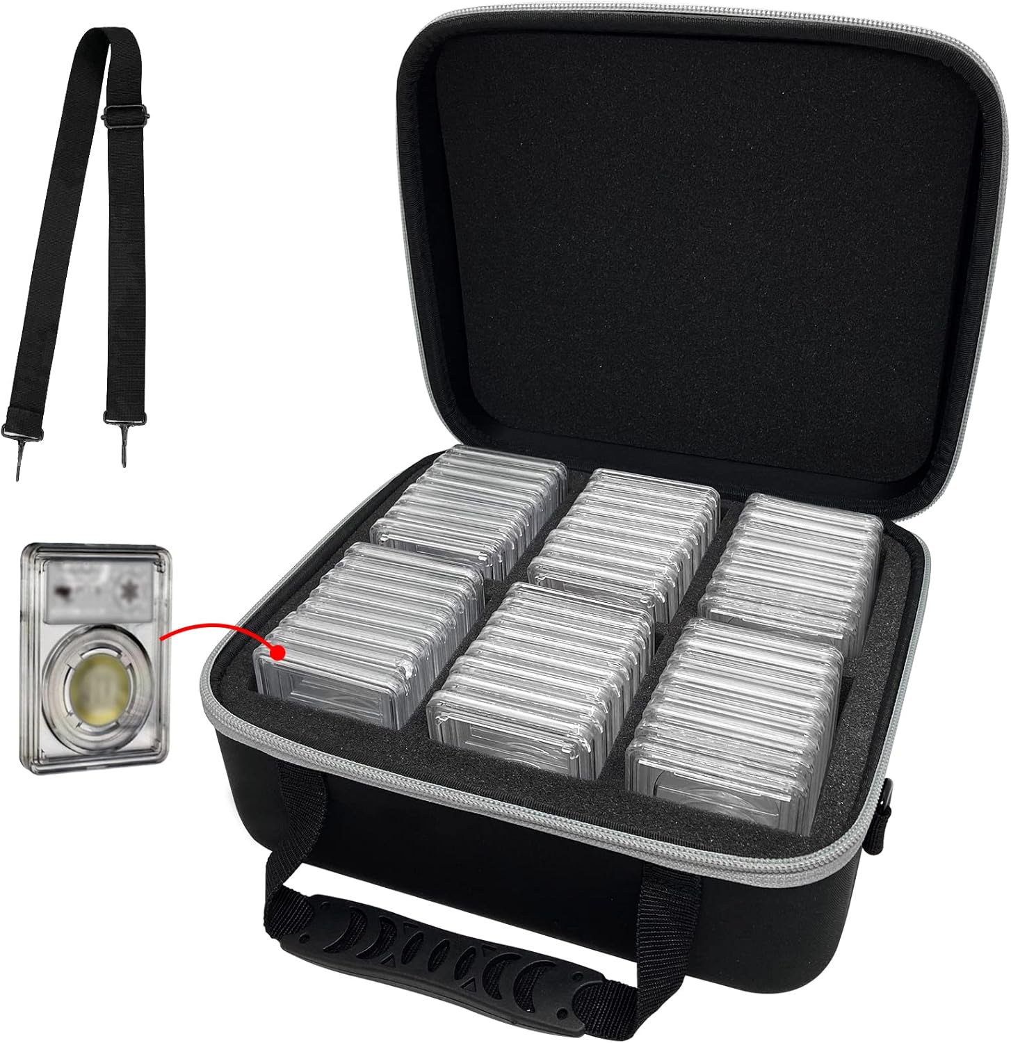 Graded Coin Storage Box Fits for 2448 PCGS or NGC Graded