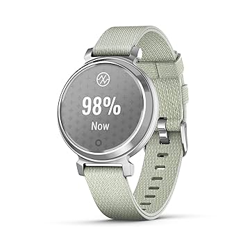 Garmin Lily® 2 Classic, Silver with Sage Grey Fabric Band