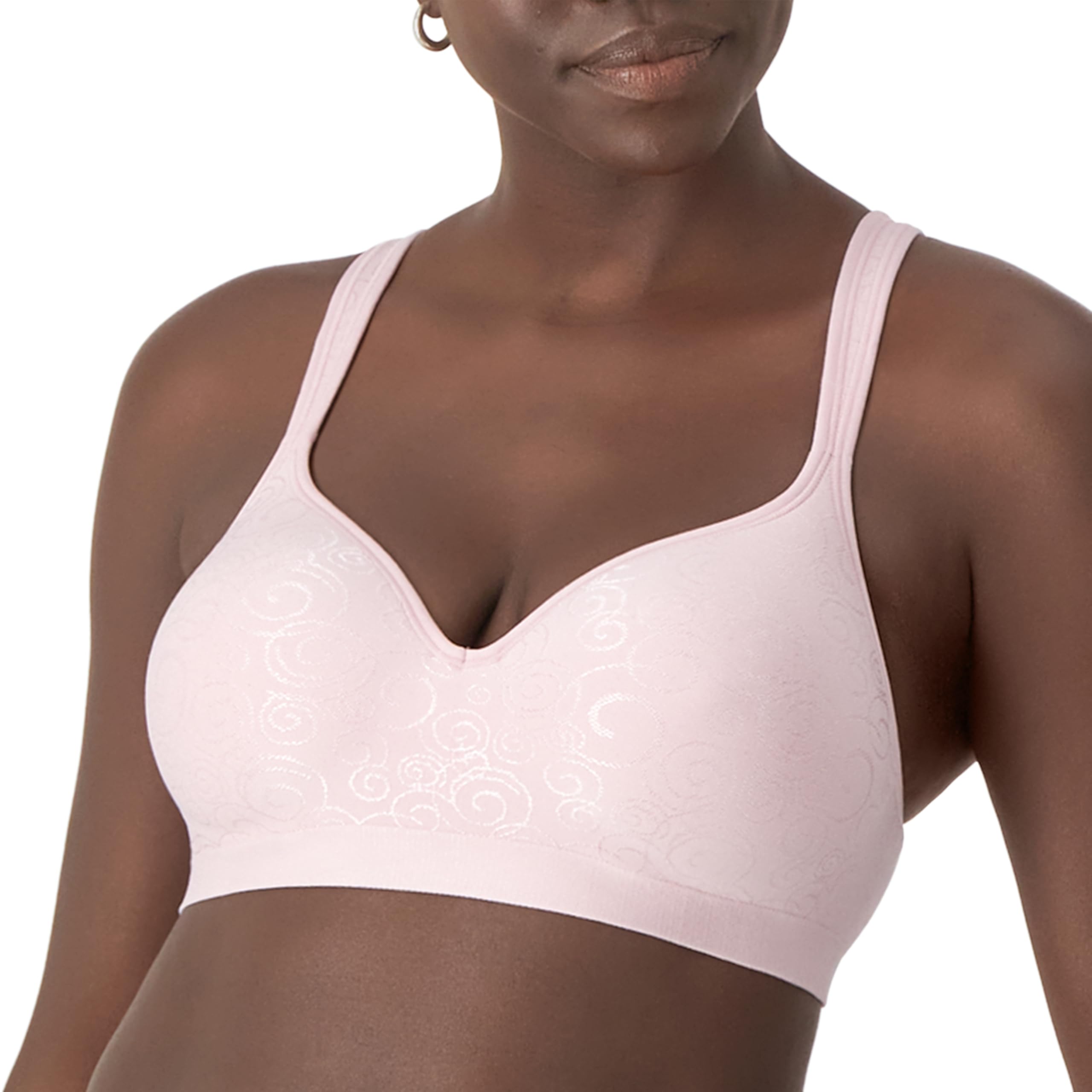 Bali Women's Comfort Revolution Wireless Bra, Full-Coverage Wirefree Bra, Cool Comfort Fabric