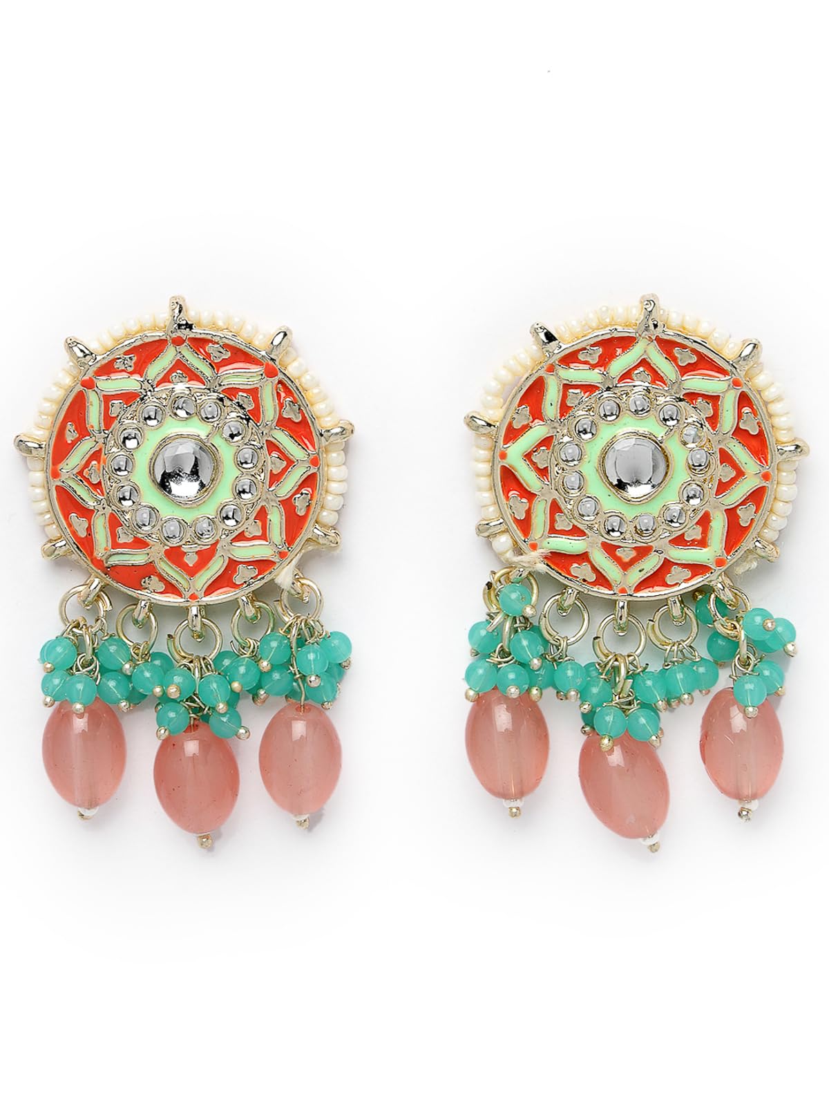 See full amazon price history chart for Studio Sukkhi Creative Gold Plated With Meenakari Multicolor Stud Earrings For Women And Girls (E105759) Studio Sukkhi Creative Gold Plated With Meenakari Multicolor Stud Earrings For Women And Girls (E105759) (B0CPLYL98V) Amazon Price History, Amazon Price Tracker