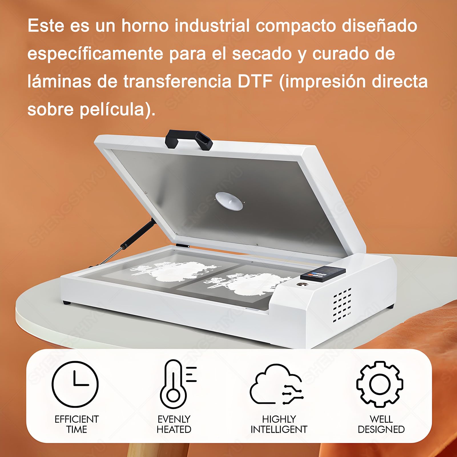 Four DTF Imprimante Le Four pour Imprimante,Convient Aux Films A3 / A3+ / A4 / A5,Plage Temp 0-150°C,700w Four de Séchage Température Et Minuterie Précises pour Ateliers & Imprimeries