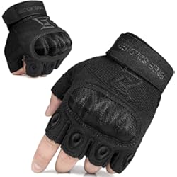 Guantes Moto Verano Hombre Guantes Tacticos Militares Combate para Deportes al Aire Libre, Escalada, Ciclismo, Bicicleta Montaña, MTB, Airsoft, Paintball, Senderismo, Acampada, Trabajo