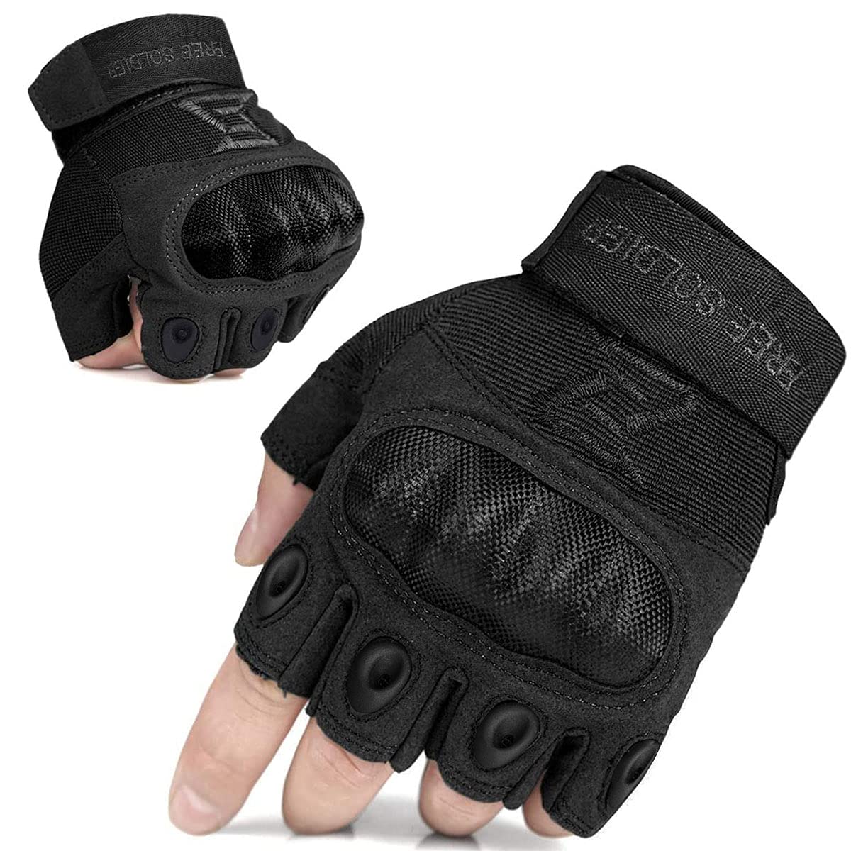 FREE SOLDIER Outdoor Gloves Full Finger Tactical Gloves Mens Motorcycle Gloves with Padded for Bicycle Airsoft Military Paintball and Other Outdoor Activities