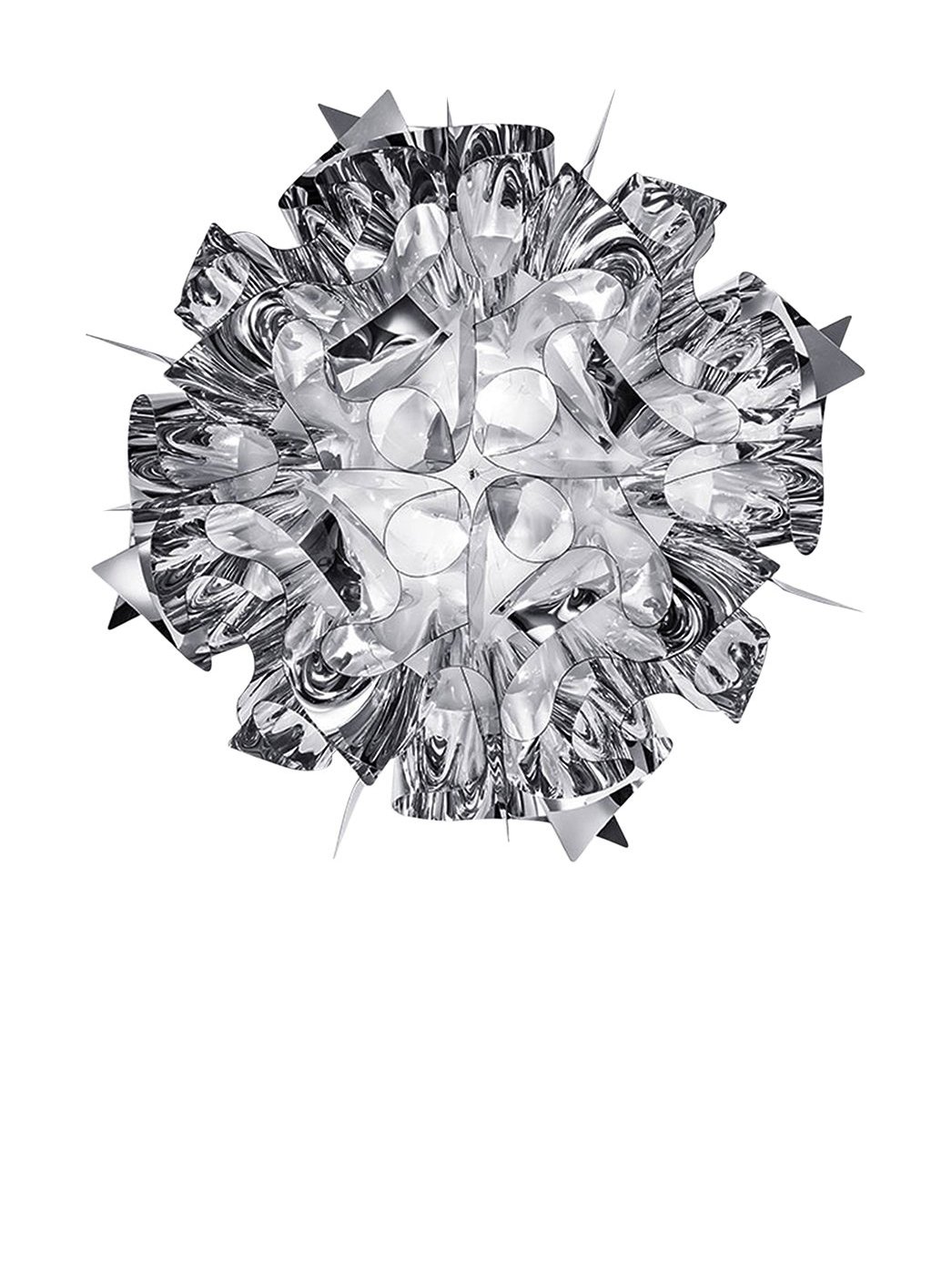 Slamp Veli Mini Ceiling Light 32 cm Silber = steelflex Silber glänzend