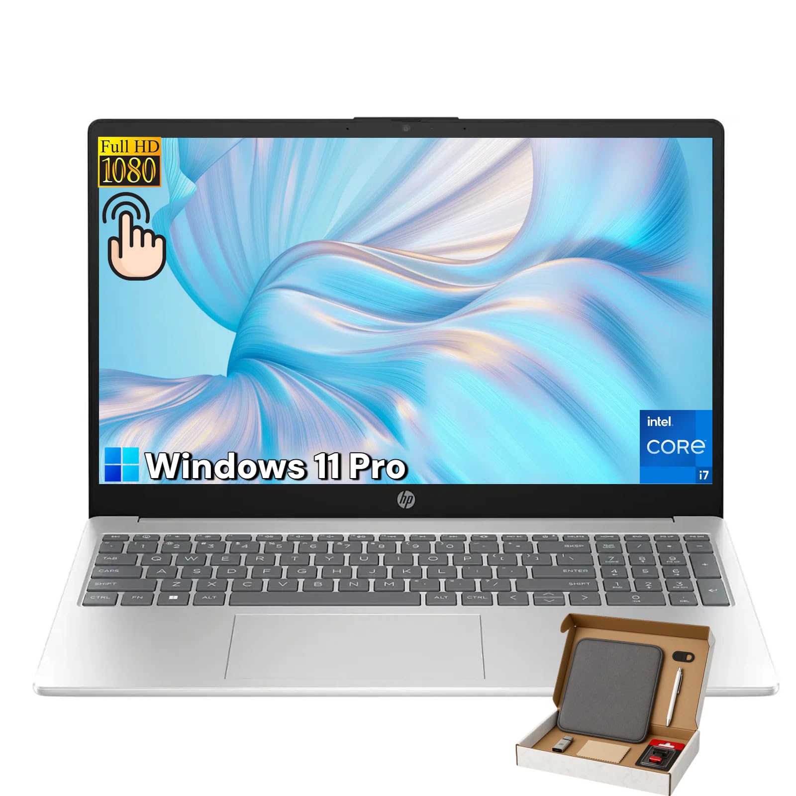 Amazon.com: HP 15.6-inch Touchscreen Laptop Computer - Intel 10