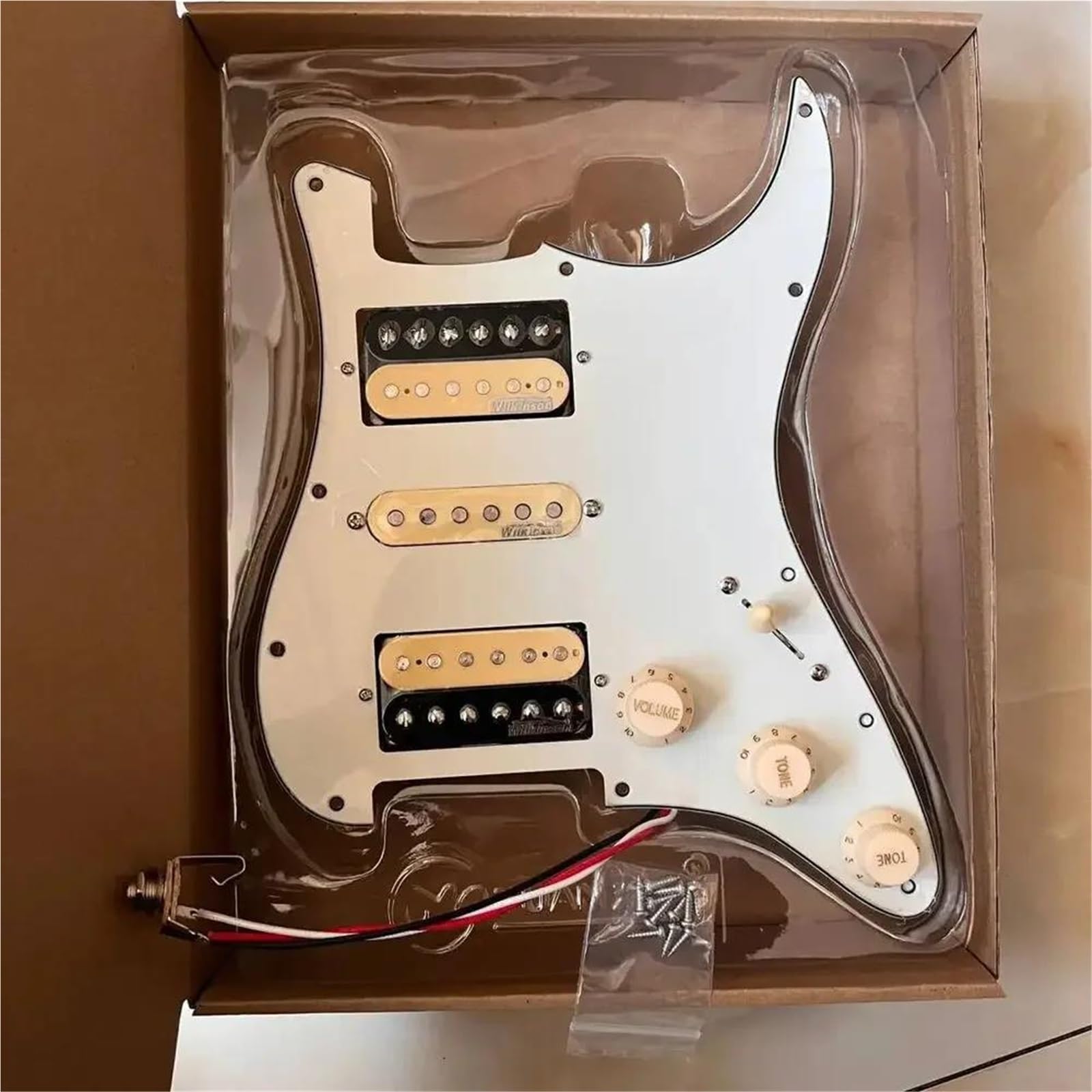 Alnico 5 przetworniki Humbucker szelki z wieloma przełącznikami do gitary ST HSH wstępnie załadowany zestaw maskownic ST Zestaw Przetworników Pickguard