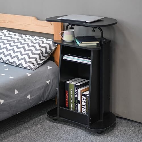 Miniatura 5 de Soporte para podio de atril, conferencia móvil de altura ajustable para iglesia, podio de concierto de presentación portátil, carrito de computadora