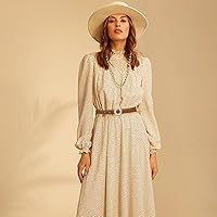 Vista 396 de Cinturón de cuero clásico con hebilla de metal para mujer con vestido de jeans Aah-negro-clásico