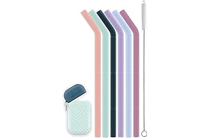 Ello Impact Silicone Fold & Store Straws: Sustainable & Convenient