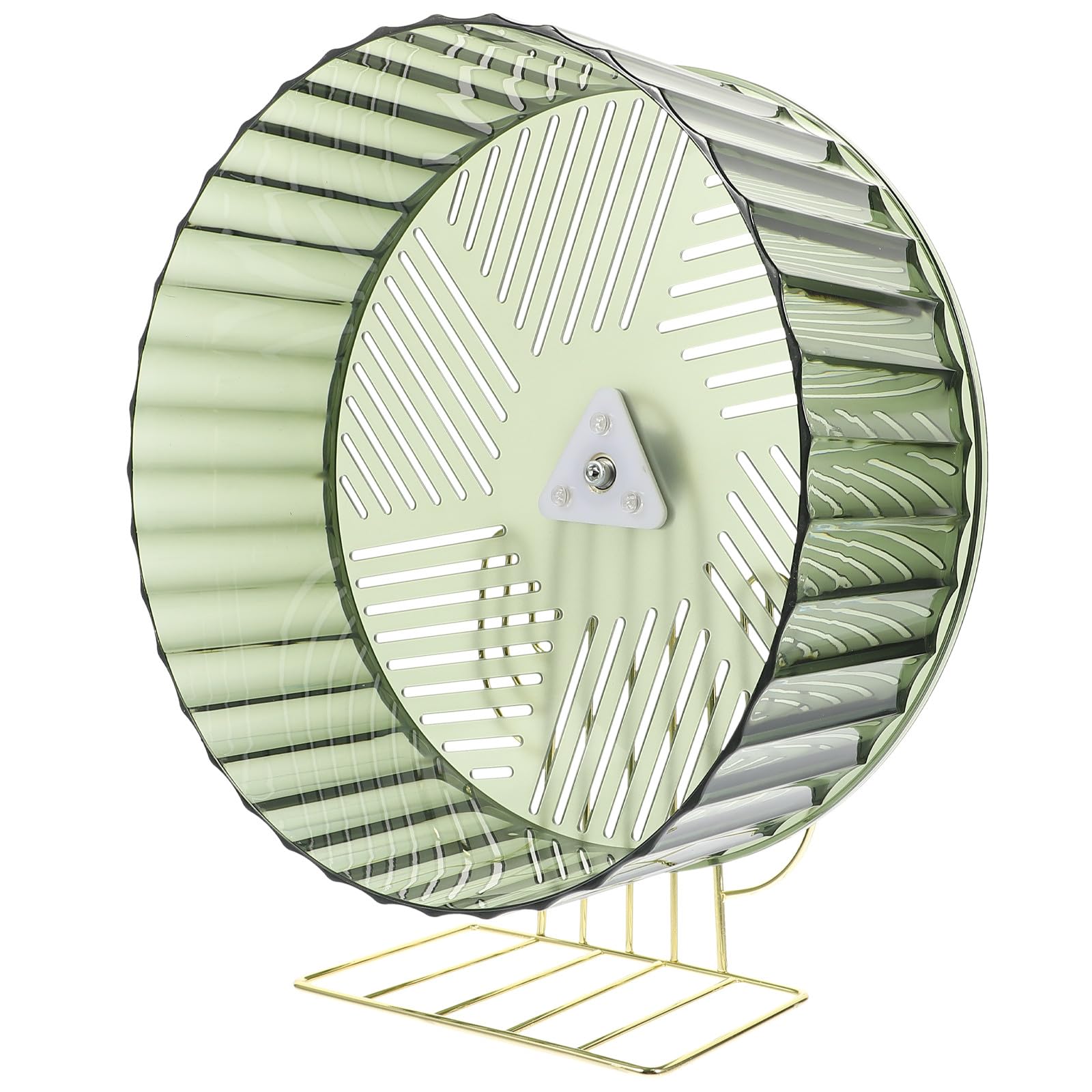 DECHOUS Ruota Criceto Silenziosa per Criceti, Design Base Stabile in Plastico e Lega, per Gabbia e Sport, Allevia la Noia e Aumenta L'attività