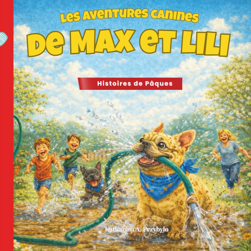 Les aventures de Max et Lili - Histoires de Pâques: Livre pour enfants drôle 3–7 ans avec deux bouledogues français (Les aventures canines de Max et Lili)