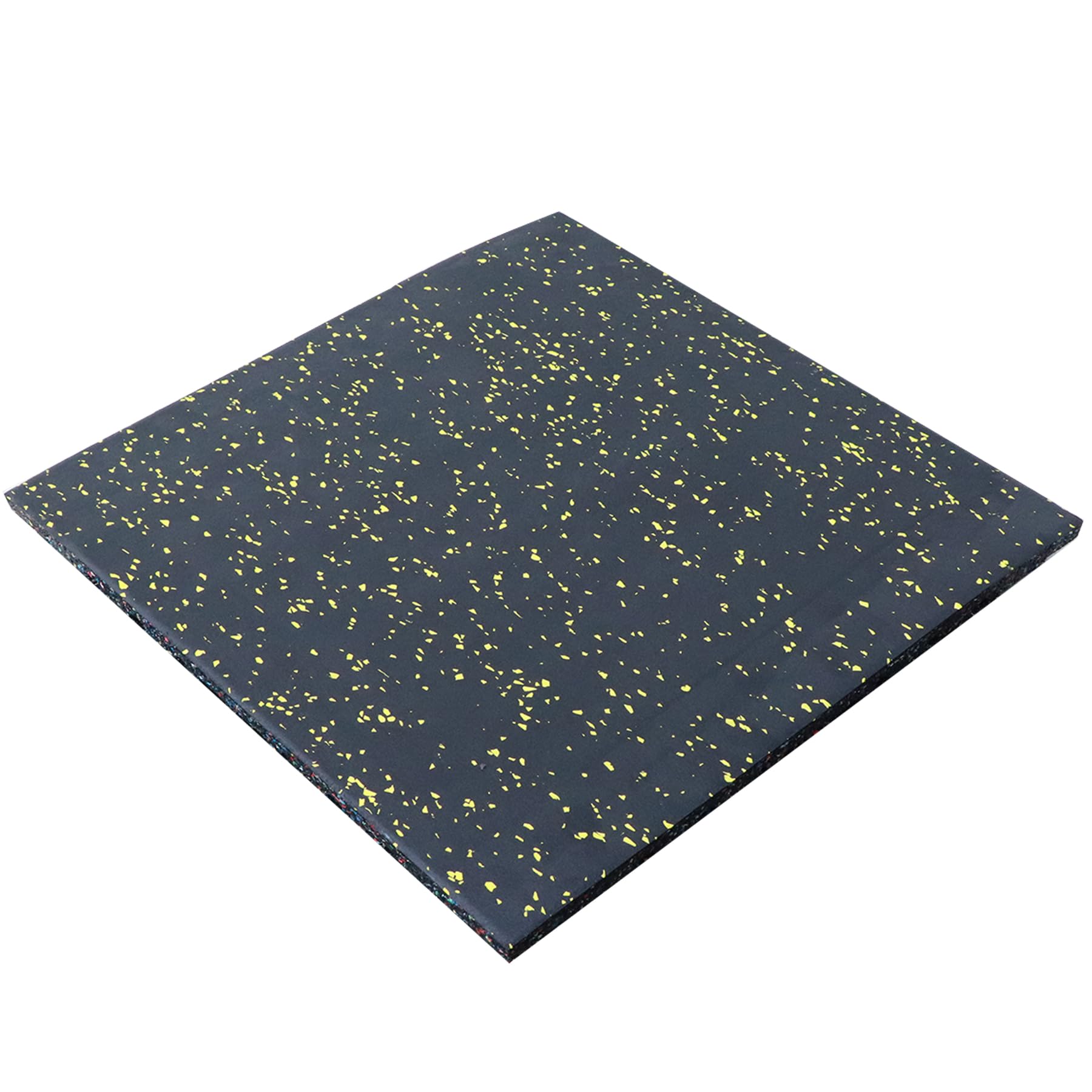 【在庫60枚！】ジムマット 20枚セット　ブラック×イエロー　ジョイントパーツ無 在庫60枚！】ジムマット 20枚セット ブラック×イエロー ジョイント