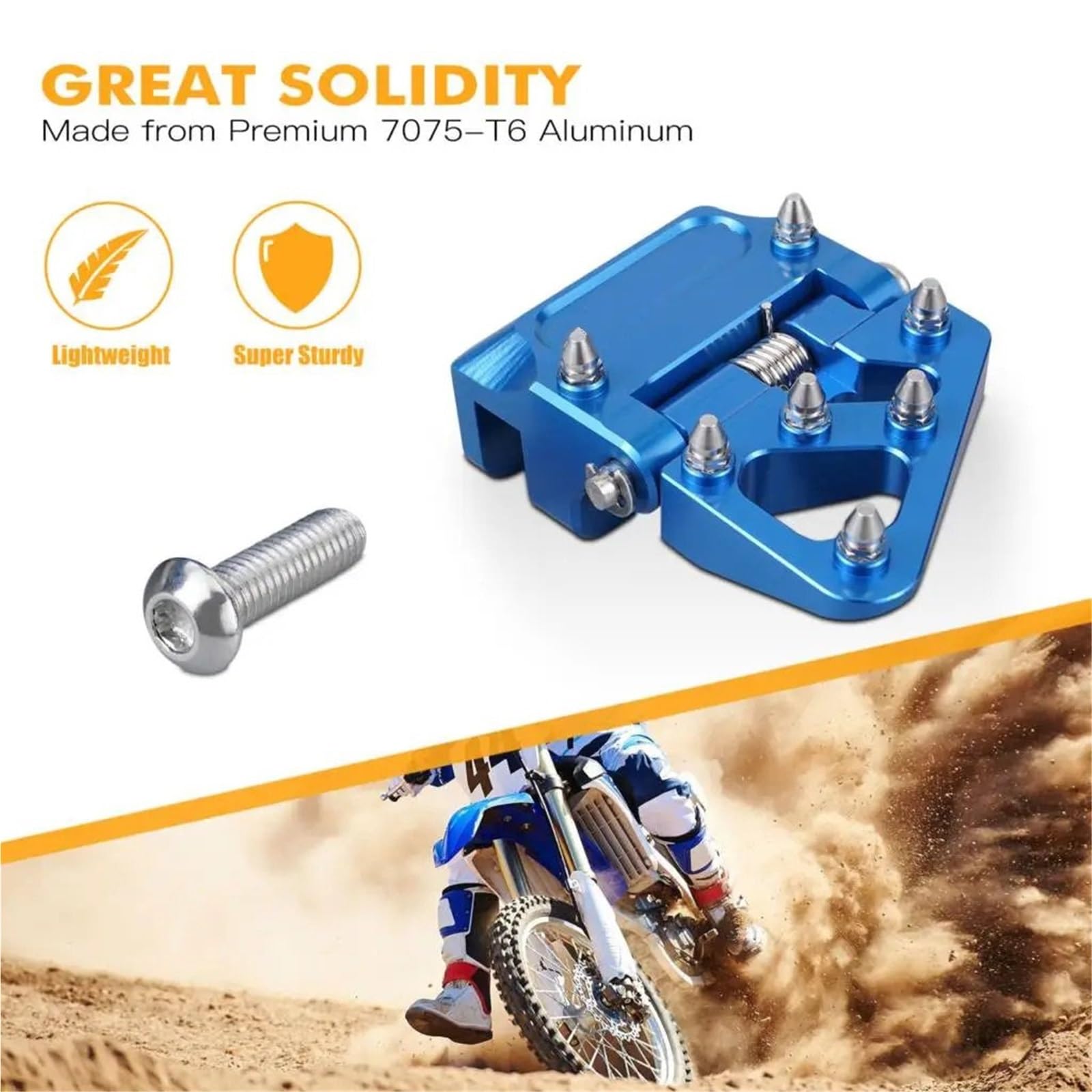 Zestaw linki sprzęgła motocykl Pasuje do YAMAHA YZ125 YZ250 YZ250F YZ125X YZ250X YZ400F YZ426F WR250F WR400F WR426F tylny składany pedał hamulca stopień końcówka płyta(Black)
