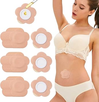 50PCS Castor Oil Patches, FDA/MDR Certified Carrier Patches for Castor Oil | Medical-Grade Self-Adhesive Pads | Belly Button Patch for Caster Oil, Portable Breathable Anti Leakage Anti-Slip No Wash