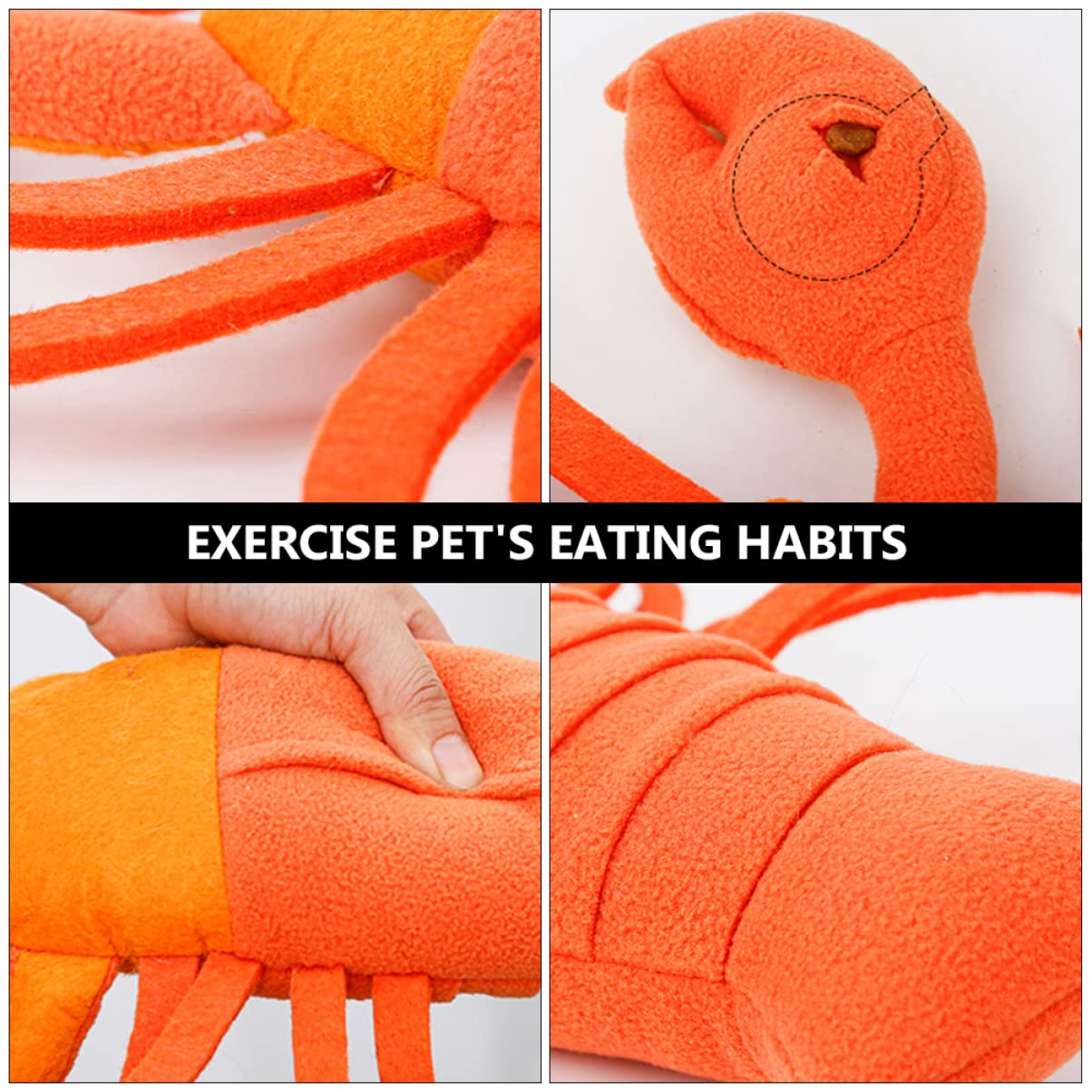 POPETPOP 2 Piezas Juguetes De Alimentación De Mascotas Juguete para Perros Alimentador De Mascotas De Juguete Juguetes Suaves Peluches Tela De Fieltro Perro De Peluche Cachorro