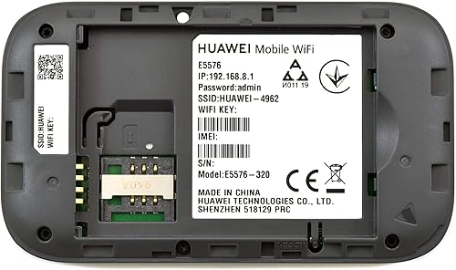 Miniatura 6 de Huawei E5576-320 Mobile WiFi Negro
