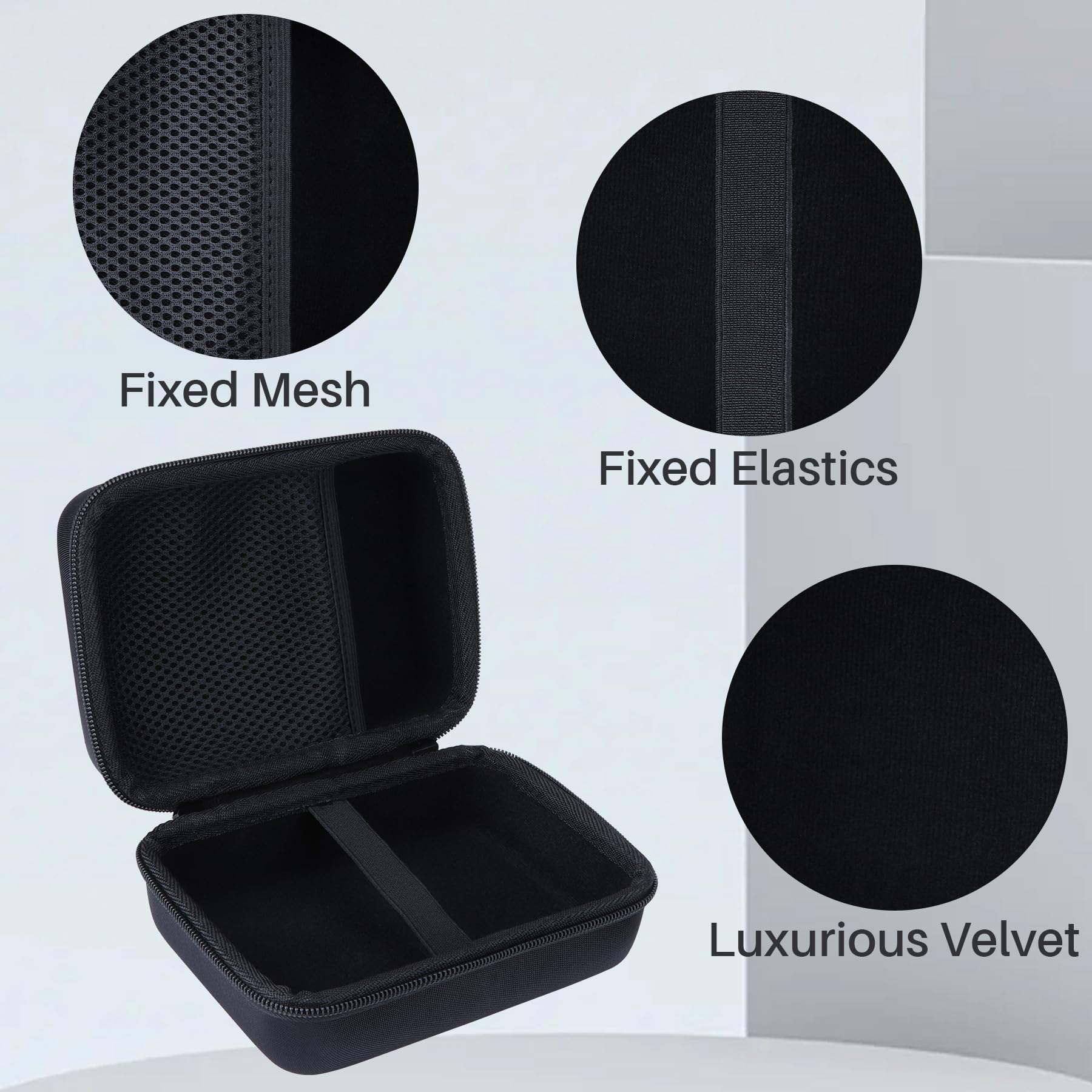 Lebakort Duro Caja Estuche Funda para Zoom PodTrak P4 Grabadora de Podcast