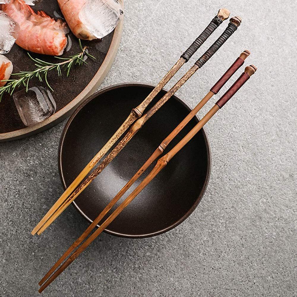 LR.store Palillos Chinos para Comer Reutilizables Phicsticks de bambú de bambú de Estilo Morado japonés, palitos de bambú respetuosos con el Medio Ambiente sin Pintar (Color : Nan Bamboo)