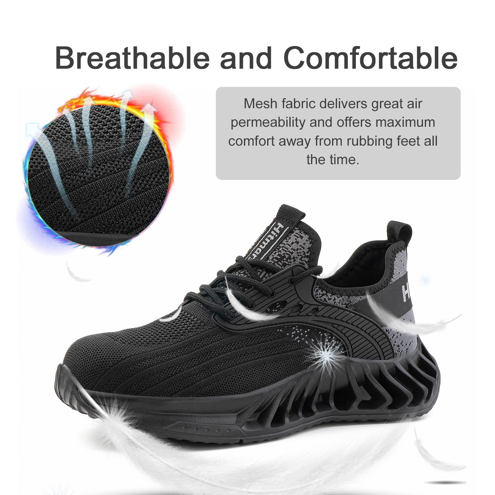 Hitmars Scarpe Antinfortunistiche Uomo Donna