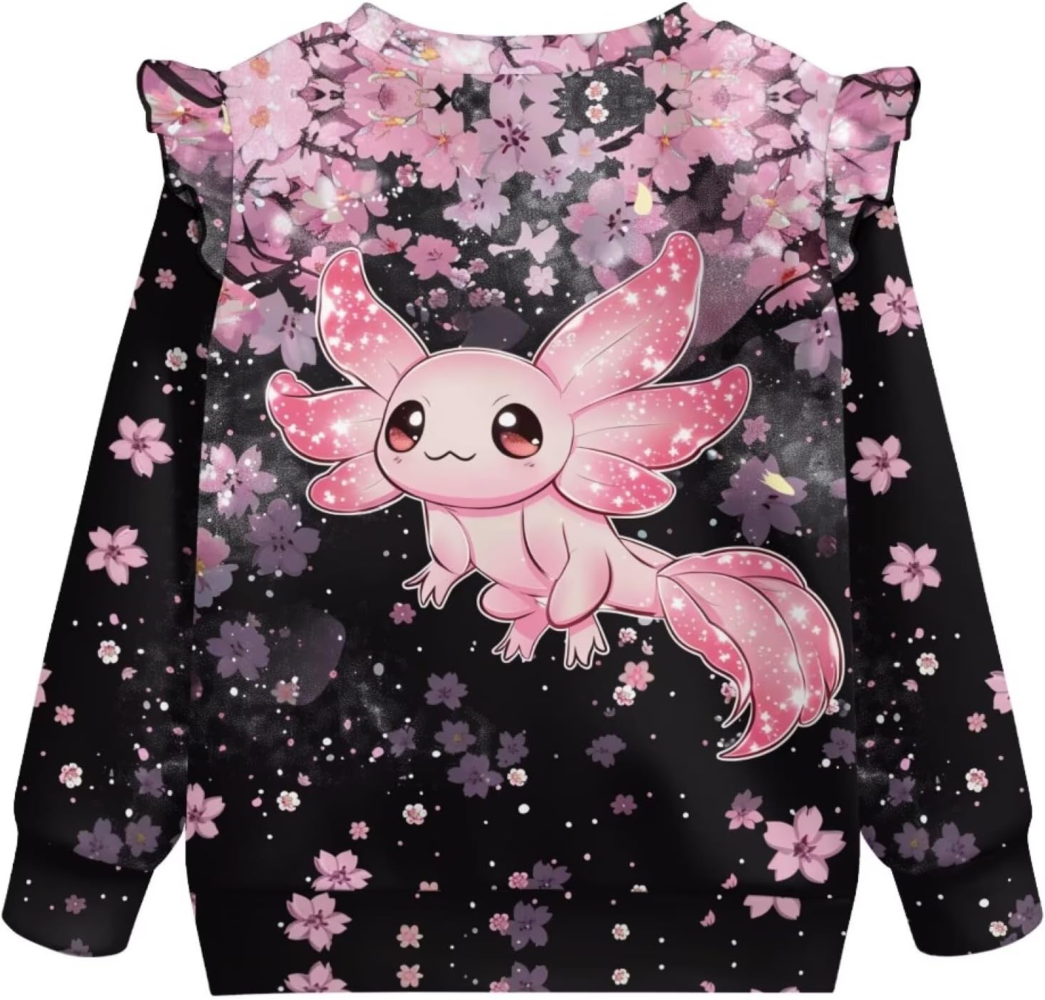Cartoon Sweatshits for Girls Casual Crewneck Pullover Hoddies Cute Graphic Fall Winter Tops - Image 4