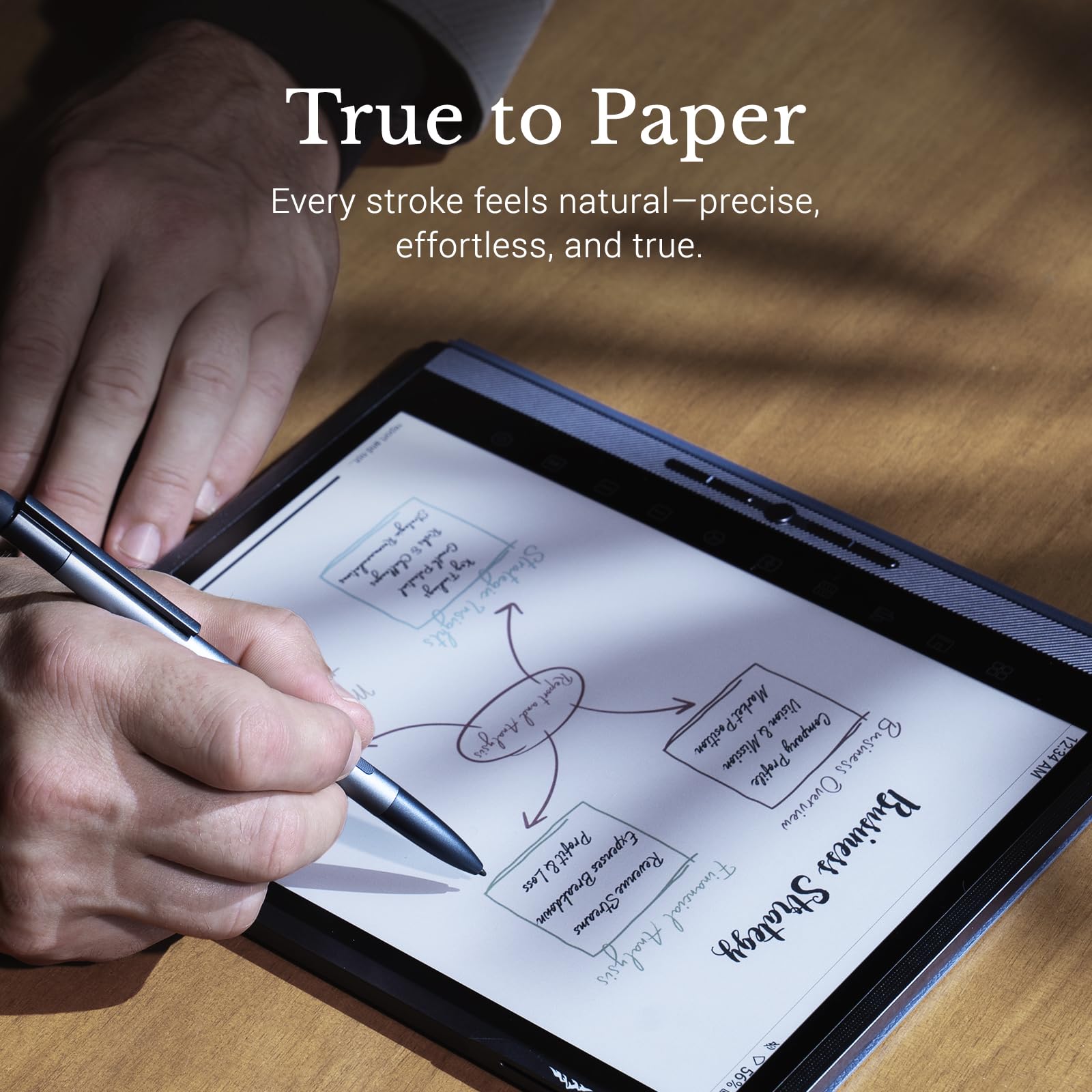 Penstar eNote Pro Paper Tablet – Digitales Farb-E-Ink Notebook, 10,3 Zoll AI-Note-Taking-Tablet, 8192 Druckstufen, 128 GB Speicher, 6500 mAh Akku, Ereader mit Stift und Leder-Folio-Hülle, Buddle