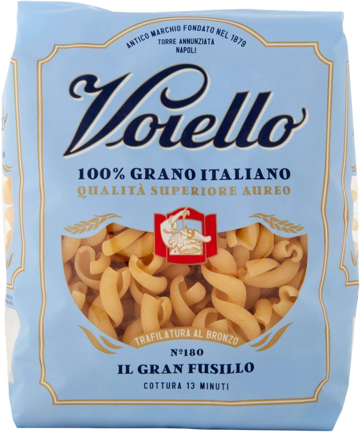 Pasta voiello n.180 gran fusilli gr.500 (1000021706)