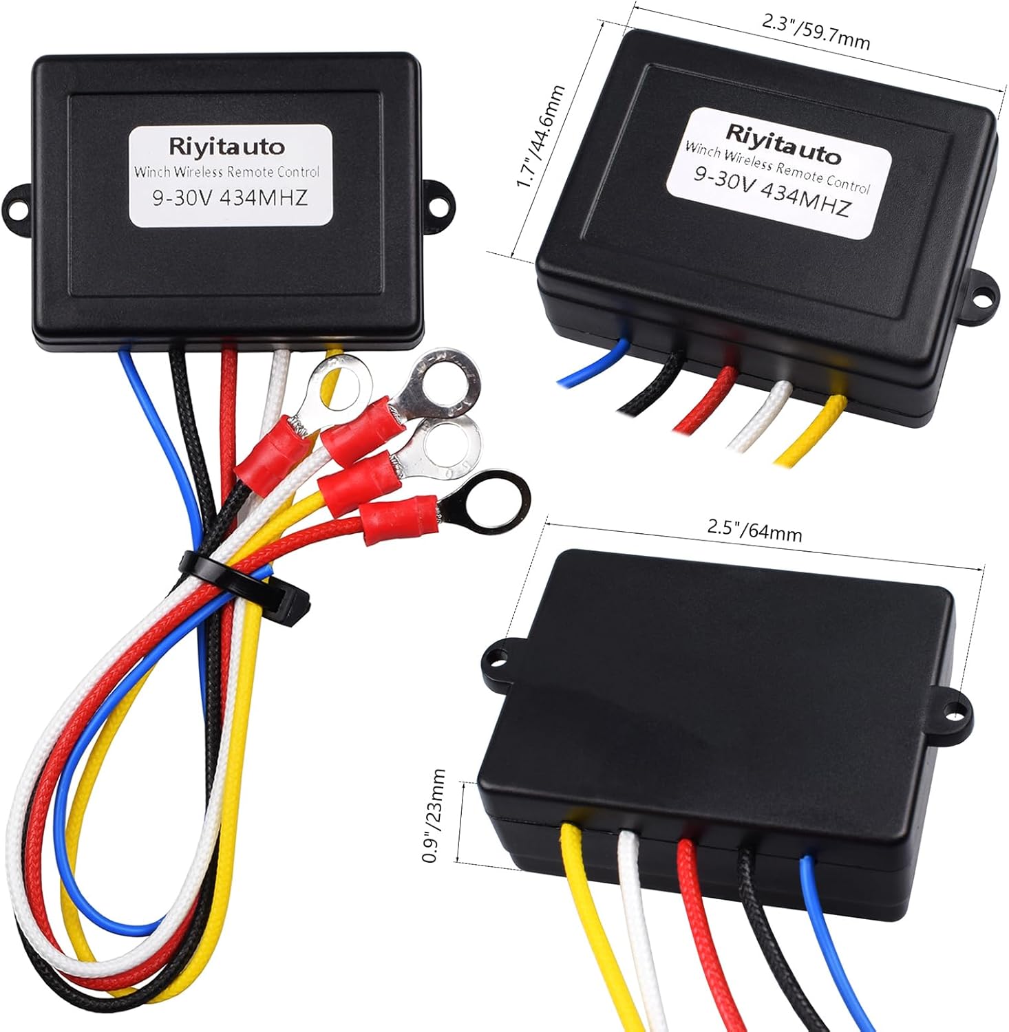 Wireless Winch Remote Control Kit for Car Truck Jeep ATV SUV 12V Handset Switch Recovery Wireless Waterproof Wireless Remote for Winch