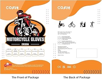 COFIT Motorcycle Gloves for Men and Women, Full Finger Touchscreen Motorbike Gloves for BMX ATV MTB Riding, Road Racing, Cycling, Climbing, Motocross etc
