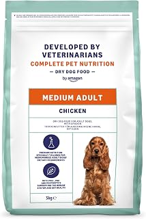 by Amazon Premium Dry Dog Food for Medium Adult with Chicken, 3kg, 1 pack