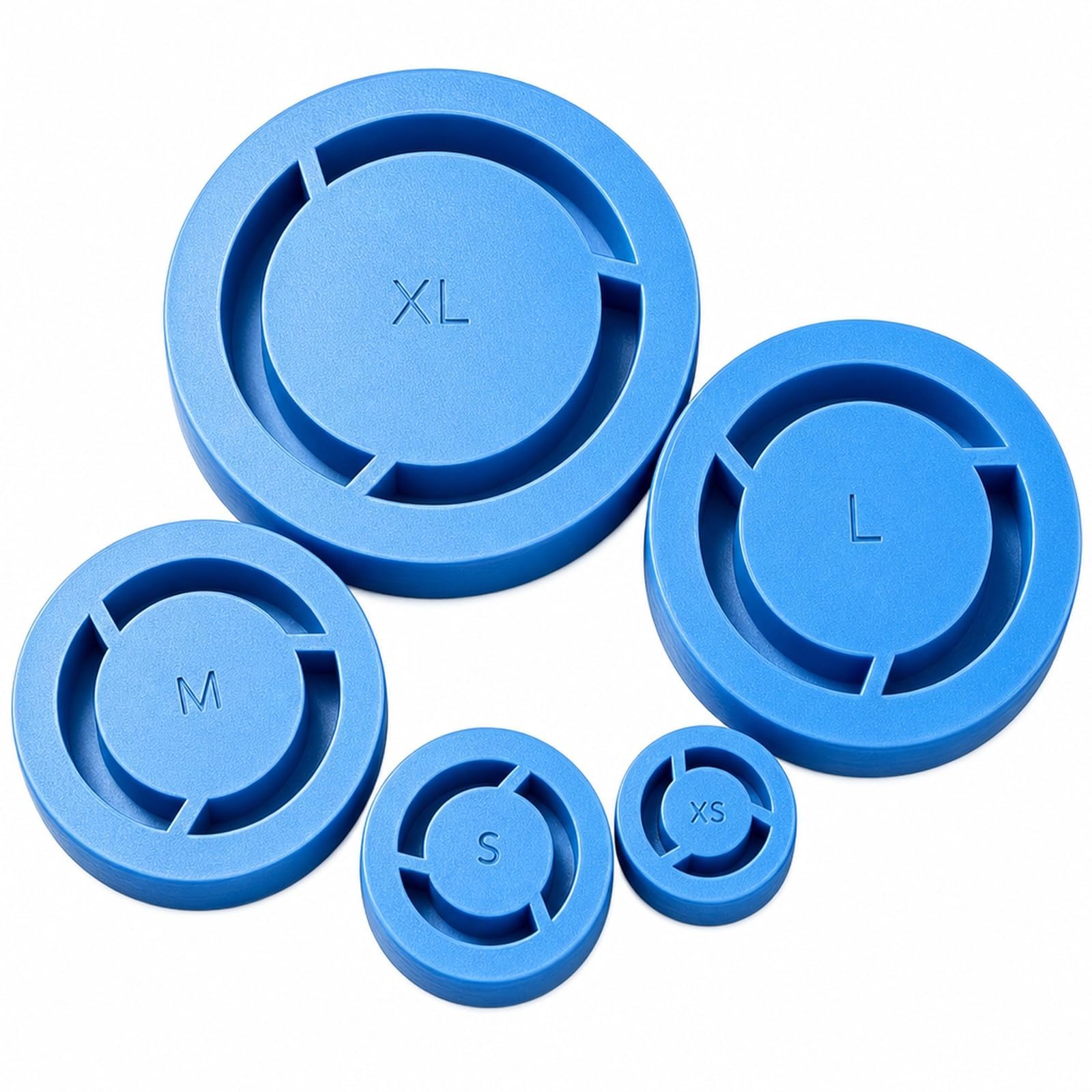 5Pcs Pottery Foot Ring Tool, Clay Base Press