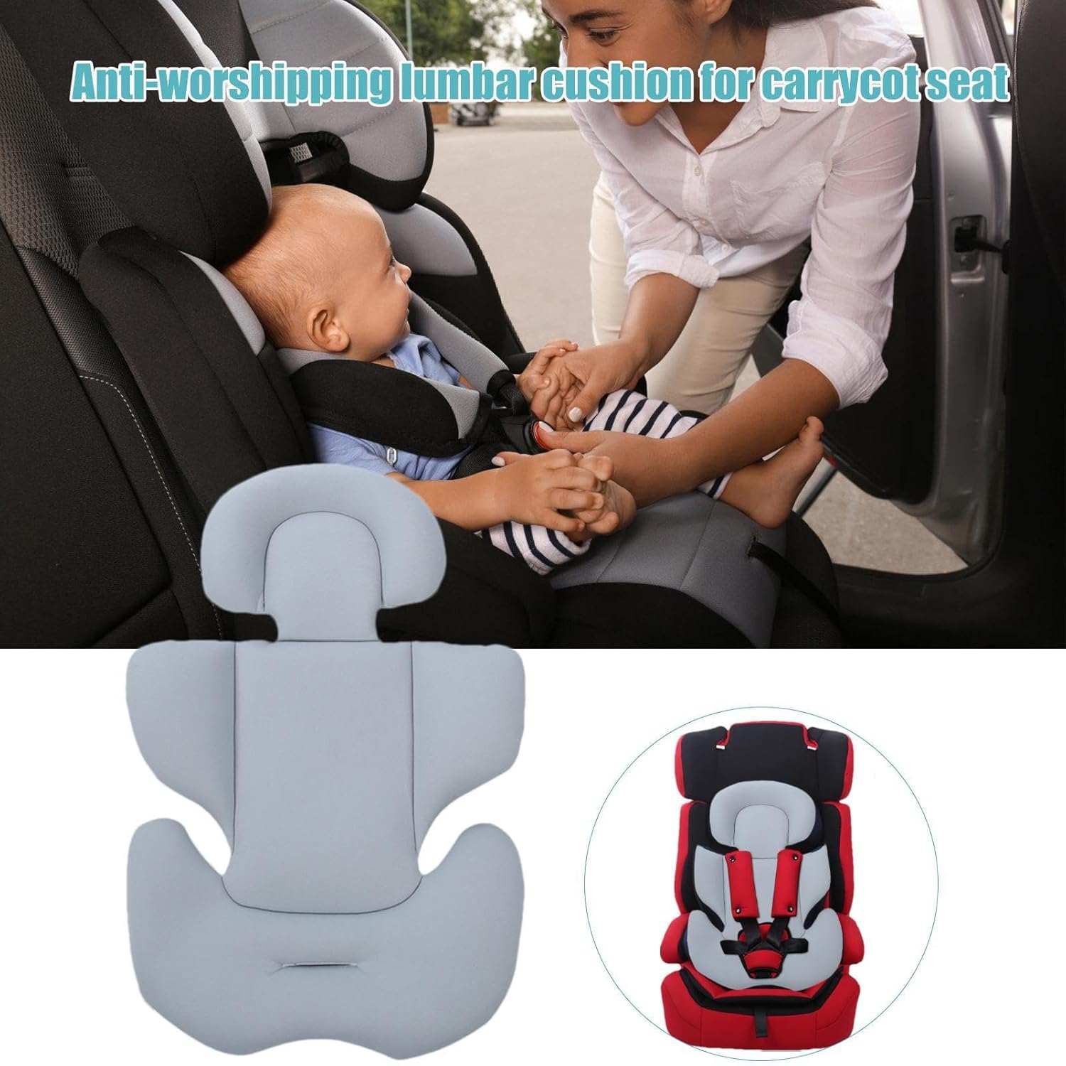 Baby Car Seat Insert Cushion | Headrest Soft Portable Cushion, Car Seat newbornn Insert Cushion | Head Neck Seat Insert Pad For Kids And newbornn Toddler Car Seat Cover For Carseats 3 71k eRcDPVL. AC SL1500