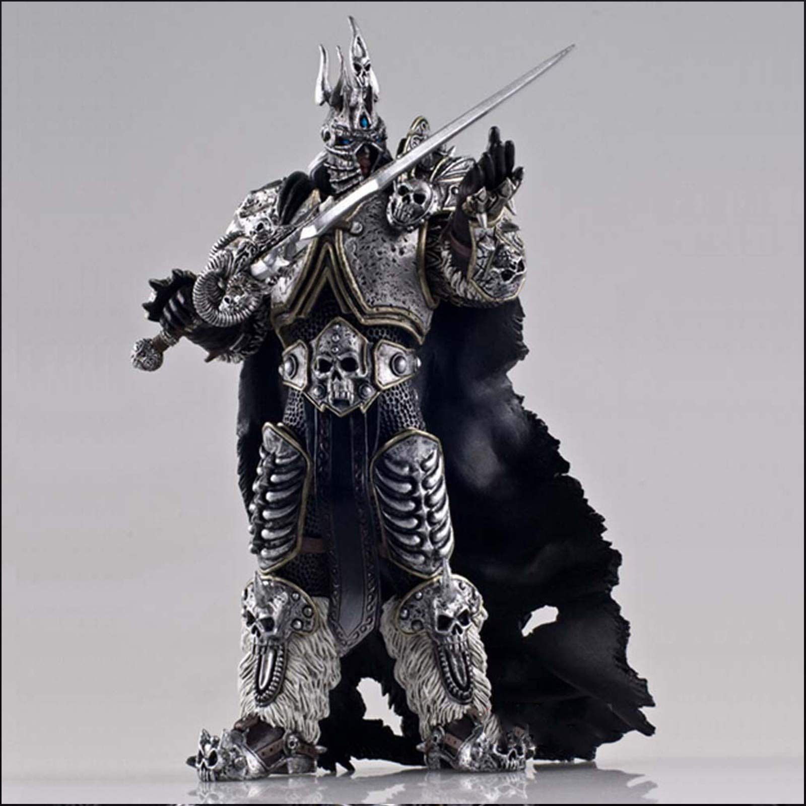YNQ World of Warcraft, 7-Inch Card with Lich King, Arthas, Model Decoration