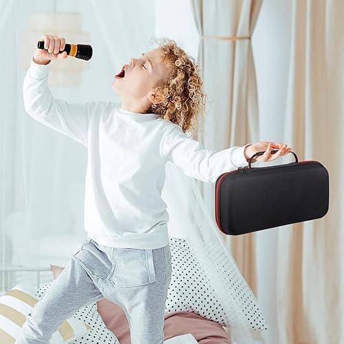 Miniatura 6 de Ciieeo Bolsa de almacenamiento de micrófono inalámbrico, funda de transporte portátil Eva para 2 micrófonos de mano con cremallera de protección