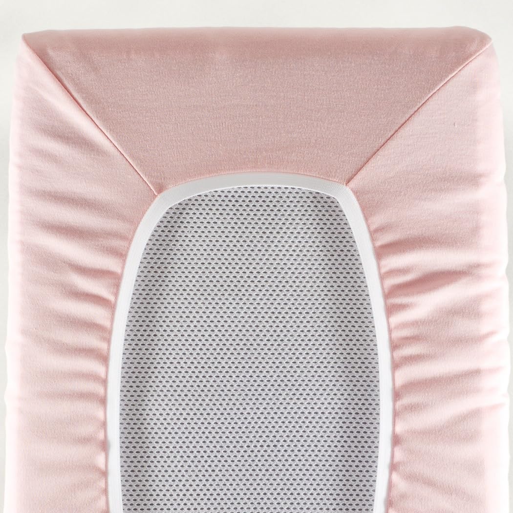 DK Glovesheet 100% Organic Cotton Fitted Sheet - Cot 120x60cm (Pink)