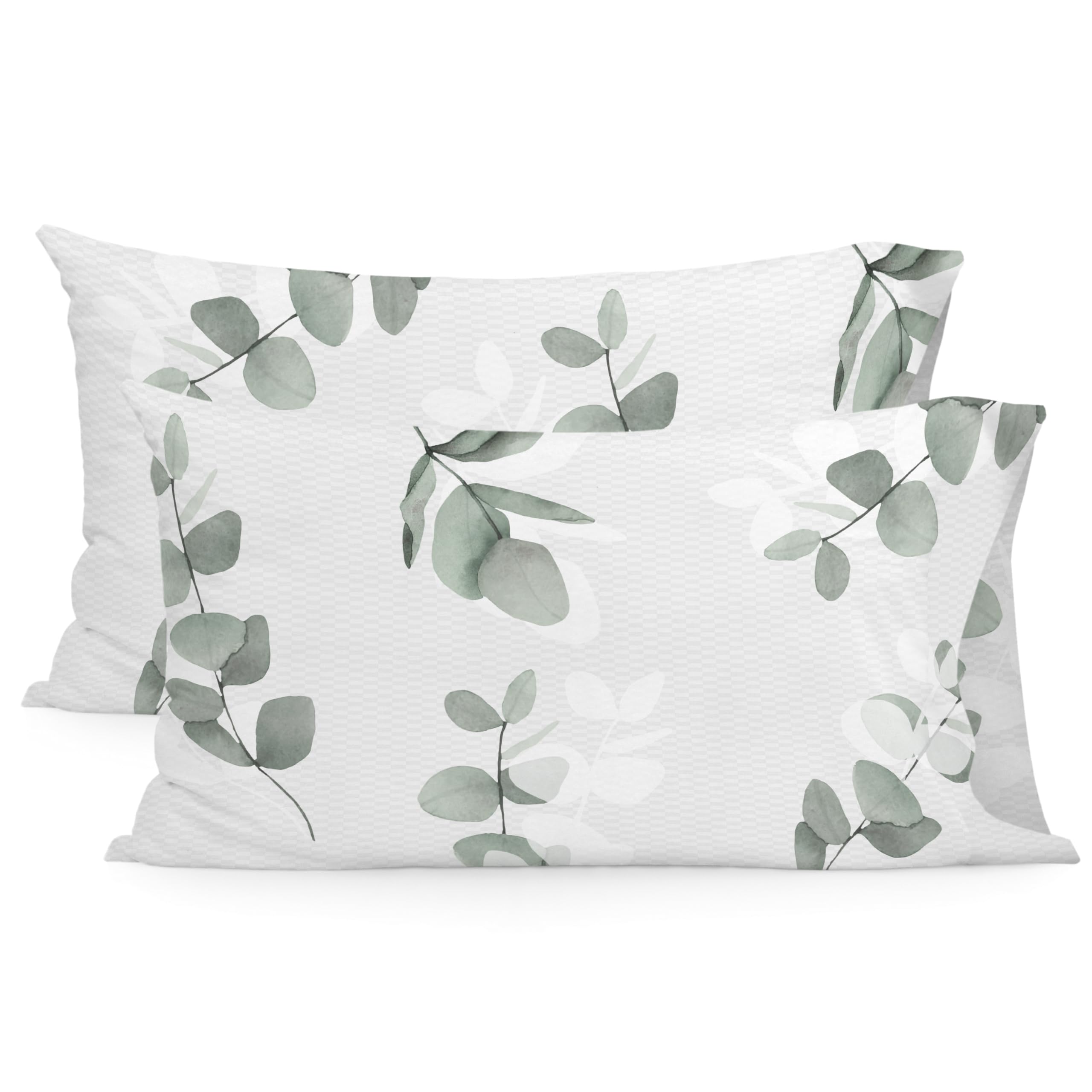 Taie d'oreiller 50x75 cm lot de 2 pour protéger vos oreillers de lit 160