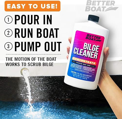 Miniatura 3 de Limpiador concentrado de sentina prémium para barcos, limpiador de barcos marinos, jabón, grasa, aceite, combustible y más