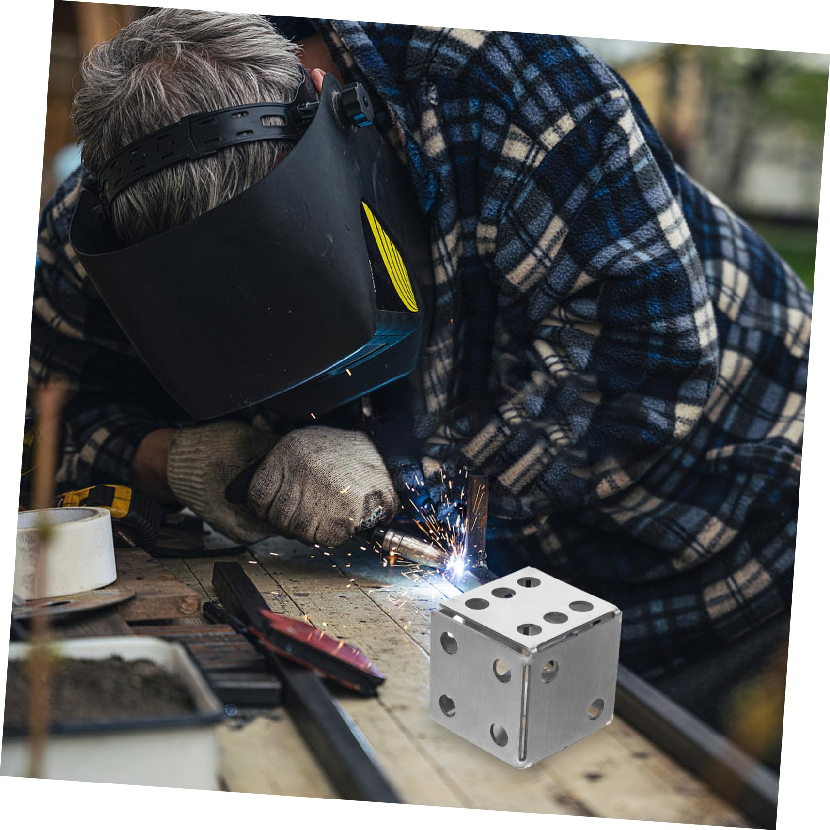 DOITOOL Welding Practice Dice Kit Stainless Steel Cube For Beginners And Experienced Welders For Skill - View #7