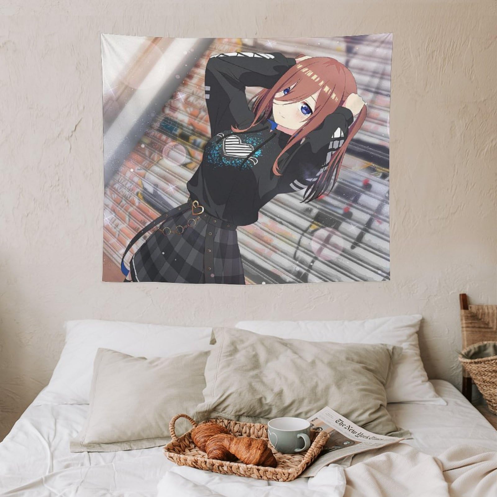 Amazon.co.jp: 五等分の花嫁 中野三玖 タペストリー 壁掛け 多