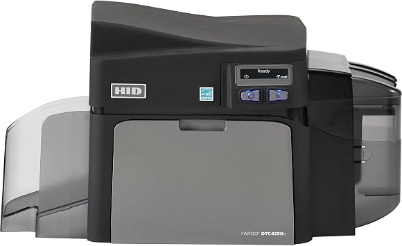 Fargo DTC4250e Single Sided Desktop Dye Sublimation/Thermal Transfer Printer - Color - Card Print - Ethernet - USB