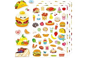 Adorable Food Stickers Embracing Delightful Designs