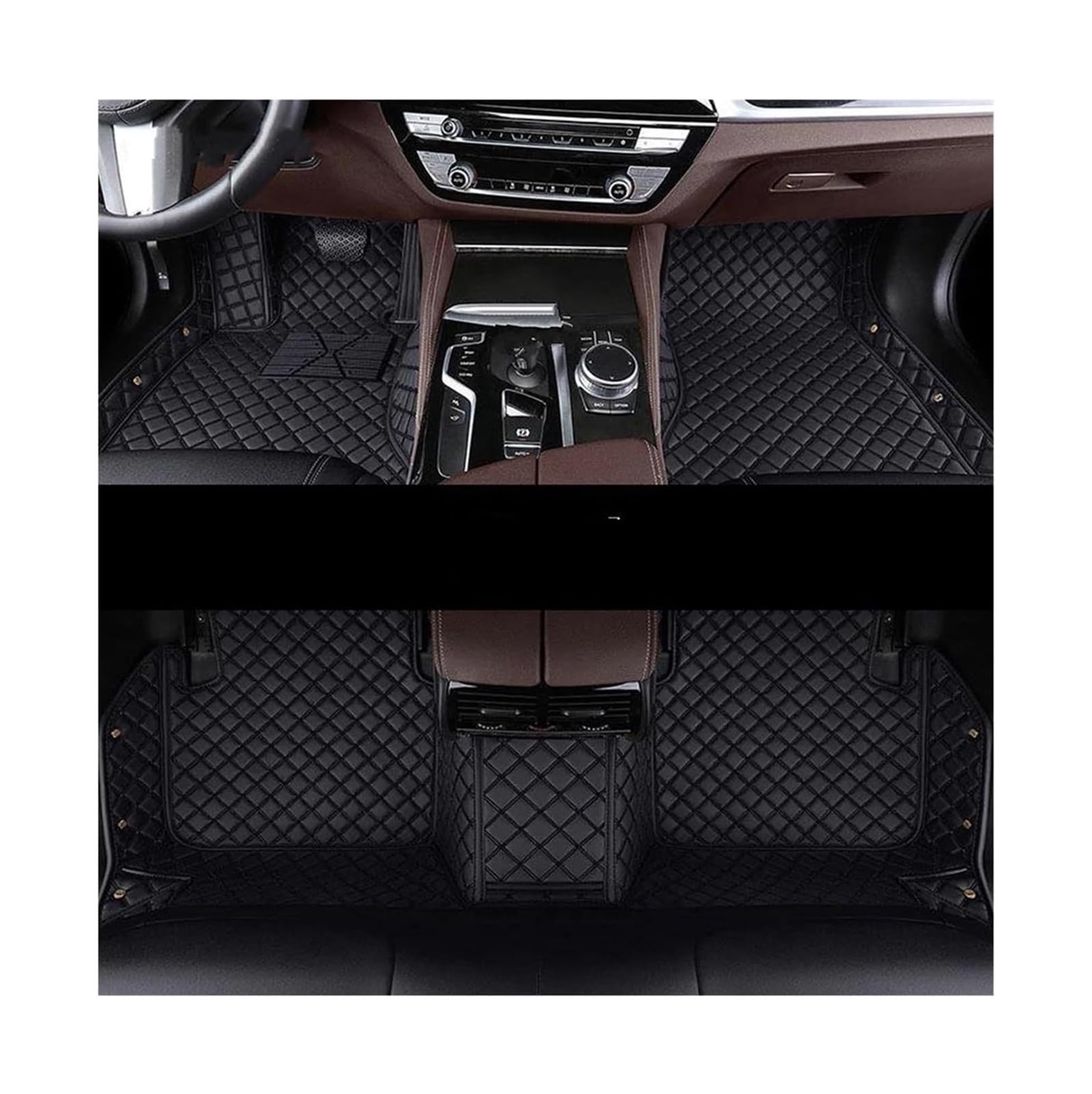 Tapis de sol voiture noir pour VW Eos de 2005 à 2016