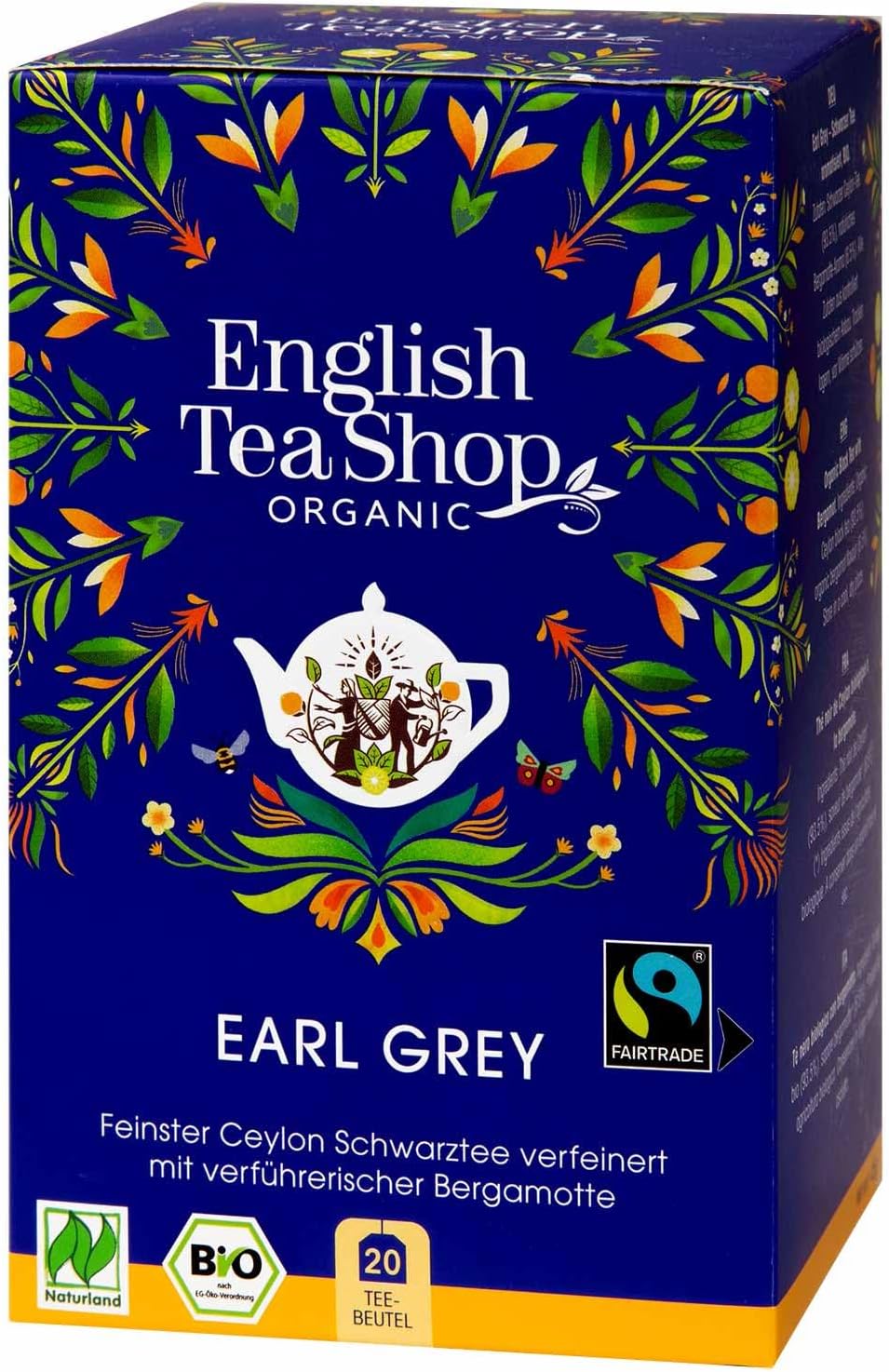 Earl Grey Fairtrade & Organic 20 Sachet Tea Bags