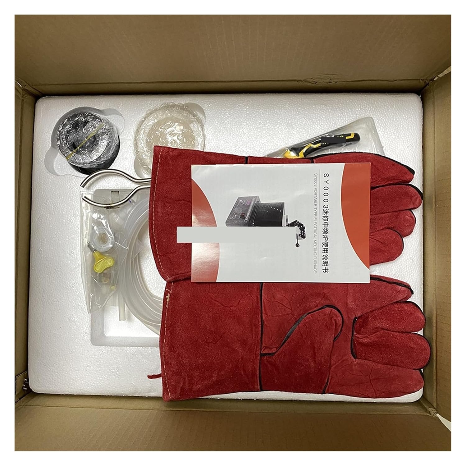 5KW ジュエリーツール機器 シルバーゴールドミニ金属溶解誘導炉 温度制御なし 1600度 精密 高効率 急速加熱(3kg)