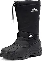 Botas de neve masculinas isoladas impermeáveis para inverno
