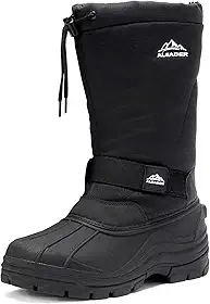 Botas de neve masculinas isoladas impermeáveis para inverno