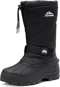 Botas de neve masculinas isoladas impermeáveis para inverno