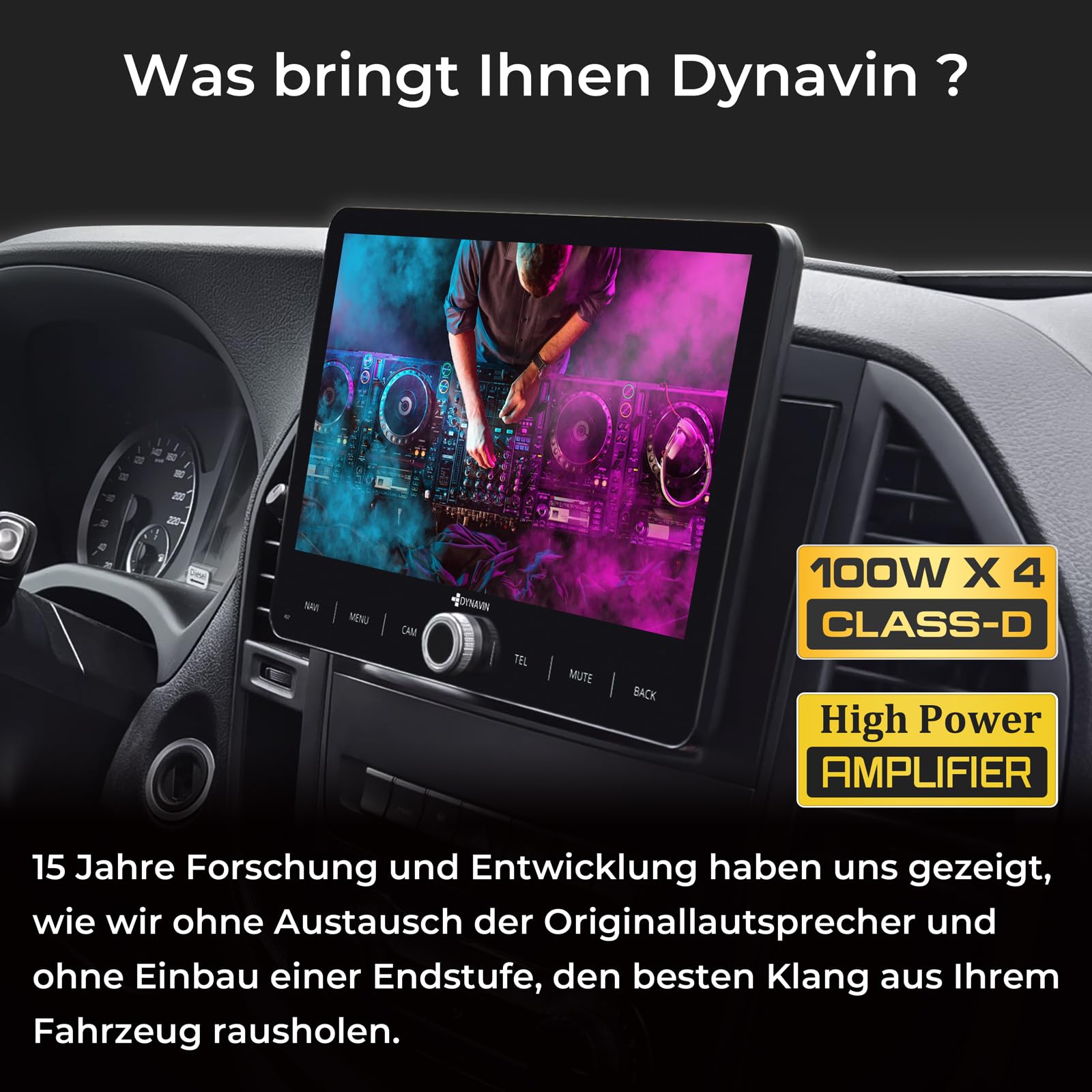 DYNAVIN Android Autoradio Navi für Mercedes Sprinter Vito Viano W639 A Klasse: 10,1 Zoll Radio mit Wireless Carplay und Android Auto | Head-up Display | Inkl. DAB+; D9-MB10V Premium Flex