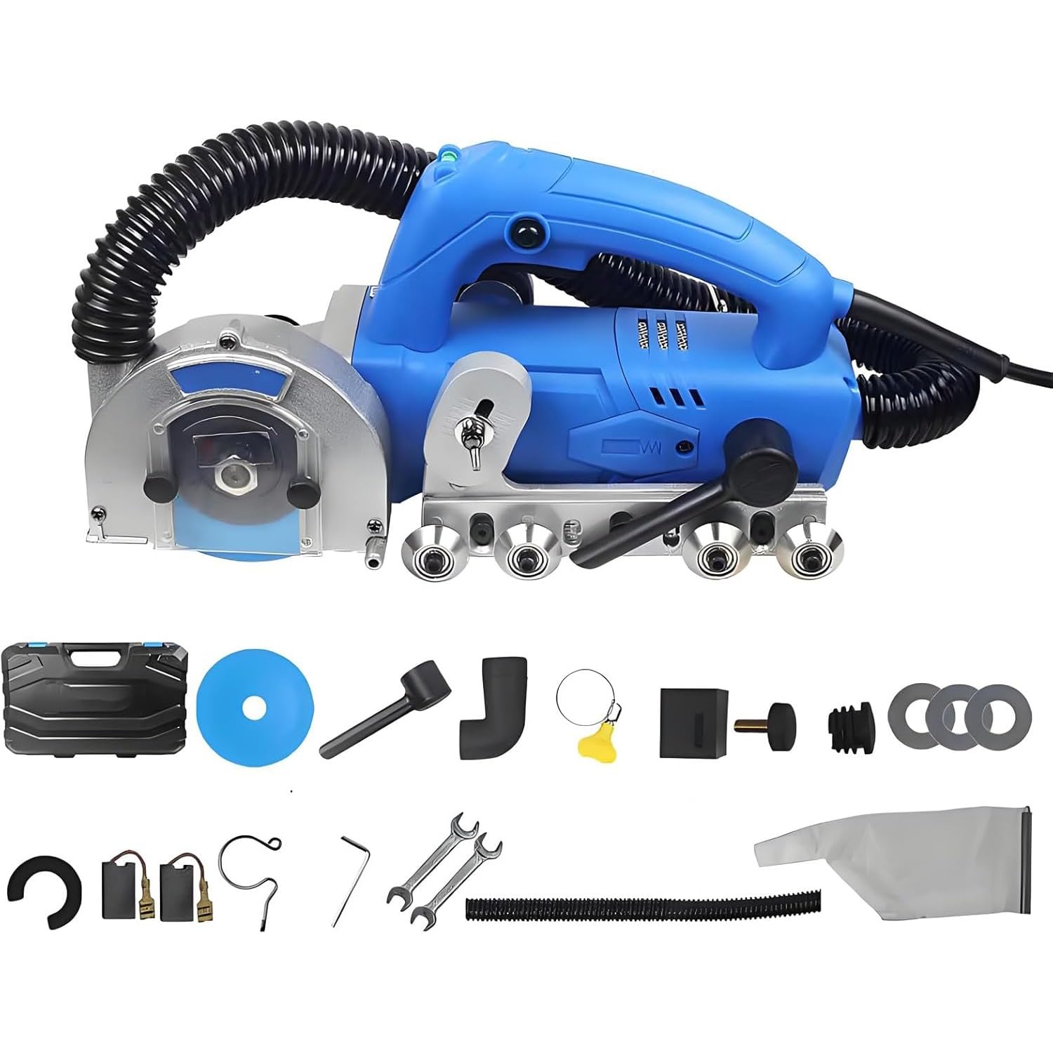 Limpiador eléctrico de Juntas de Azulejos de 1200 W: máquina de Alta Resistencia para la eliminación de lechada de Azulejos con aspiradora, 9000 RPM, Ideal para una Limpieza eficaz Juntas