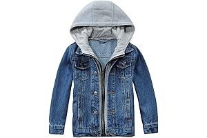 Boys Denim Hooded Jean Jacket